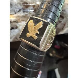 Men’s Sterling Silver And 10k Gold Eagle Accent Size 10 Ring